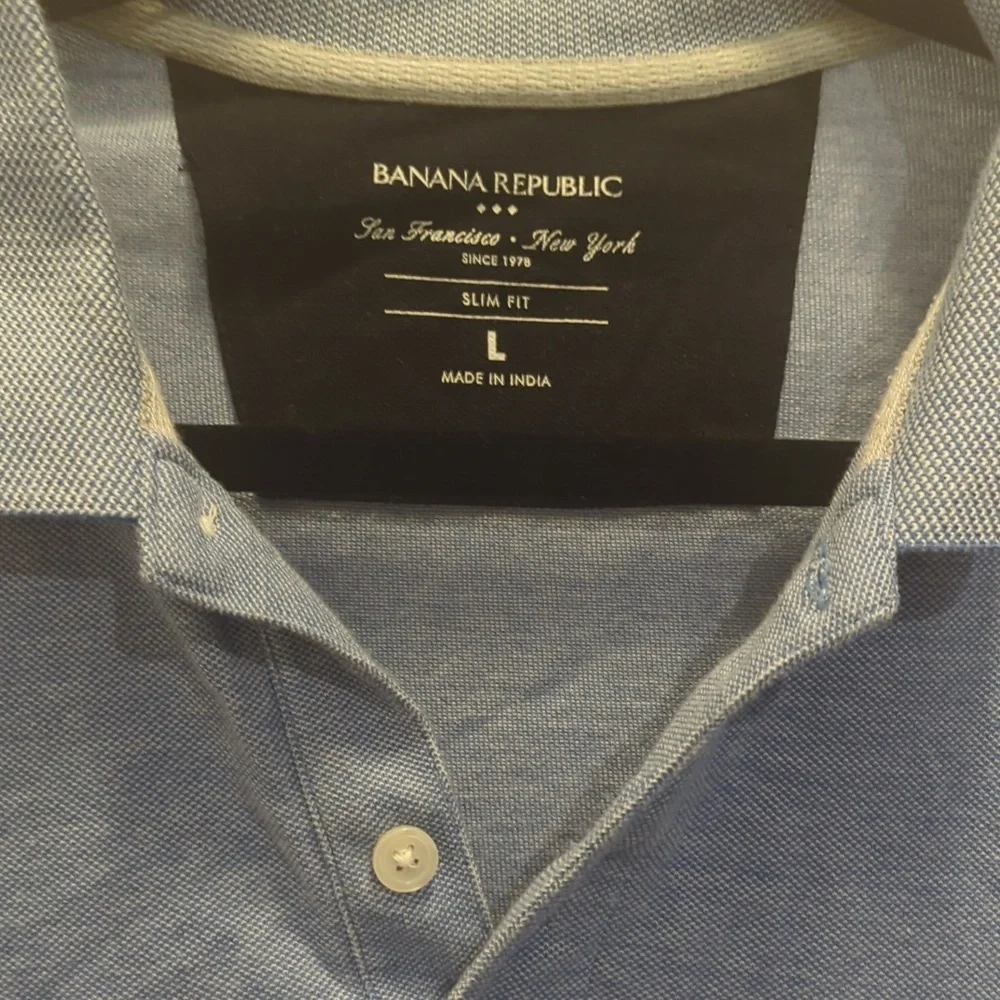 Mens‎ Banana Republic Polo Large Slim